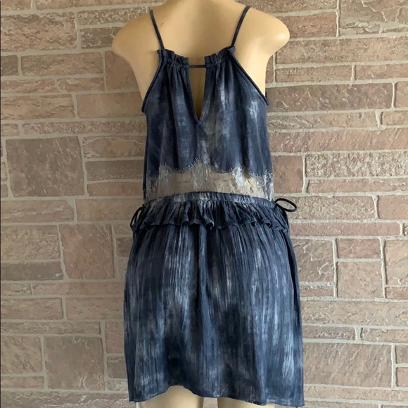 Topshop Tie-Dye Sleeveless Mini Dress NWOT - Picture 3 of 5
